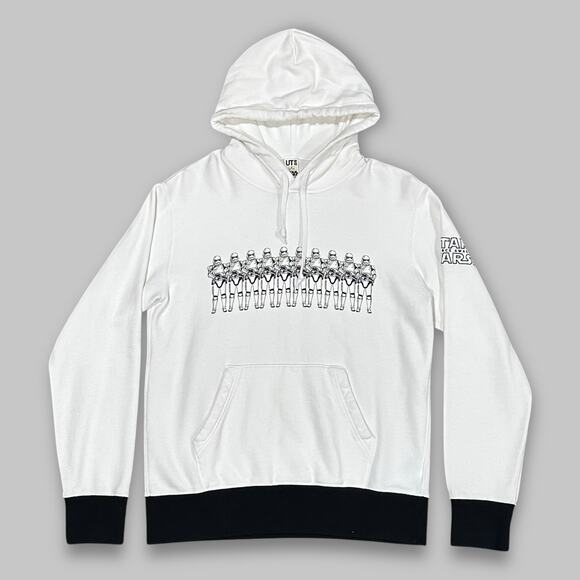 Uniqlo x Star Wars White Stormtrooper Hoodie - Men’s Size M - Picture 1 of 4